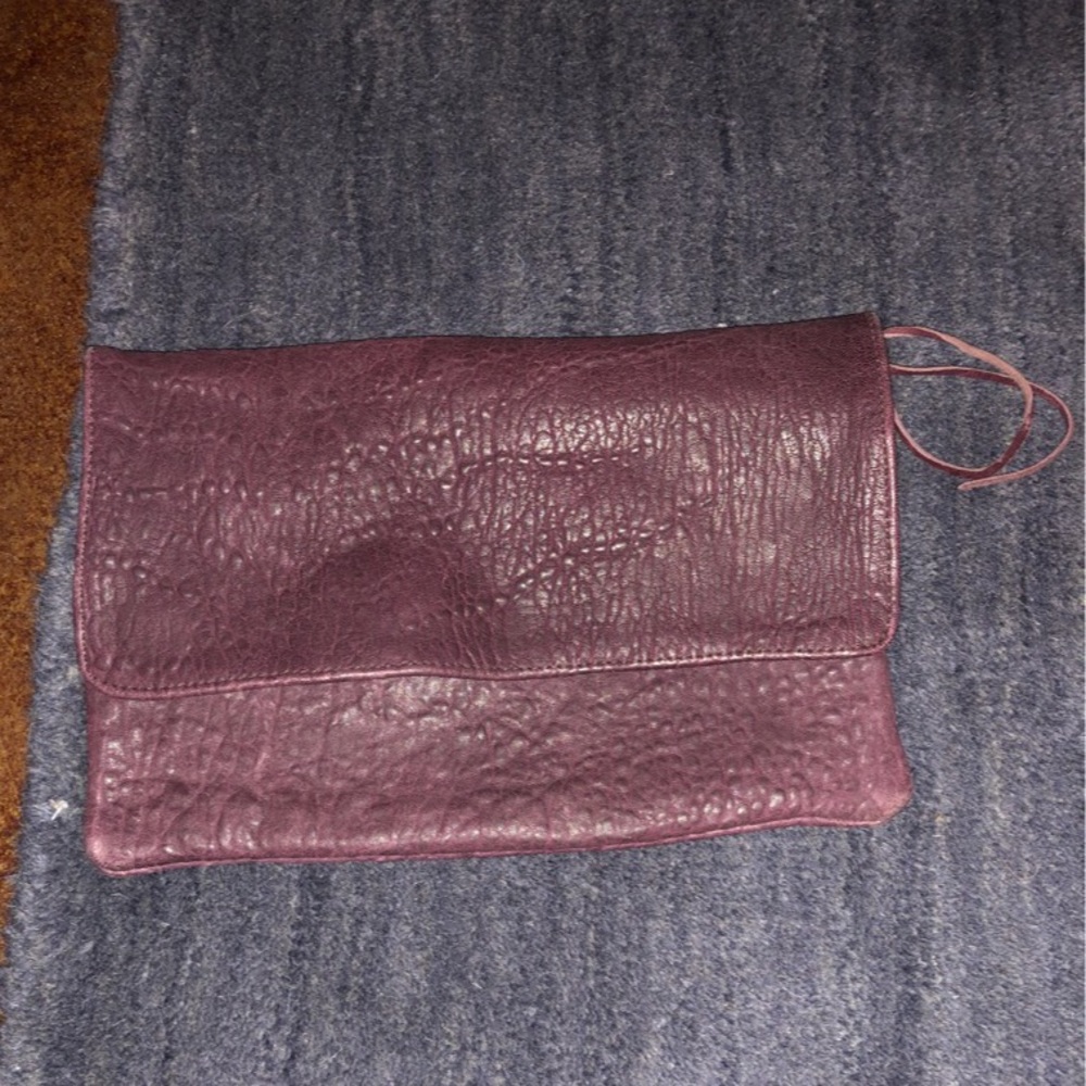 Dogeared Leather Clutch